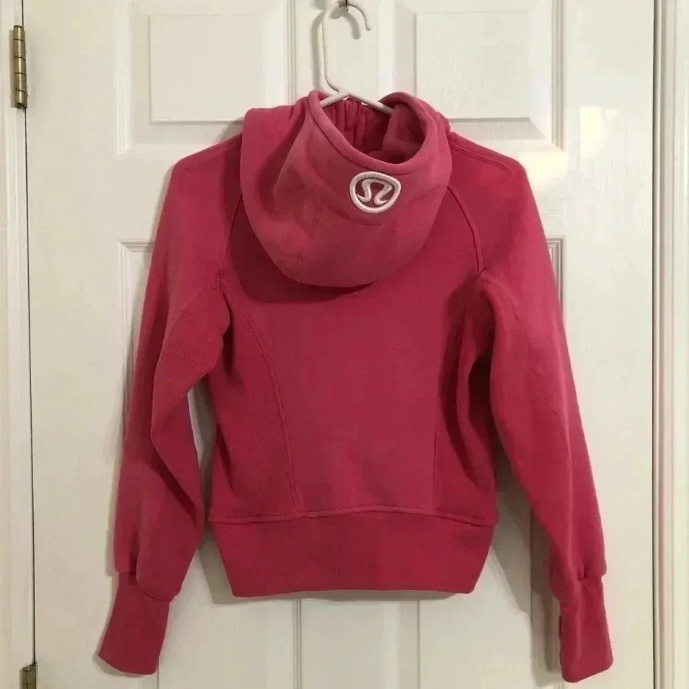 Lululemon Hot Pink Scuba Hoodie Size 4 - Picture 11 of 16